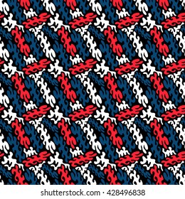 Graffiti bright psychedelic seamless pattern on a black background vector illustration