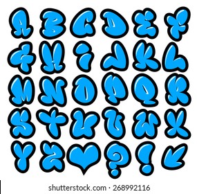 Similar Images, Stock Photos & Vectors of Funny Cartoon shine icy font ...