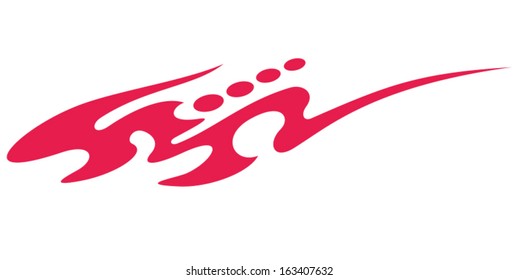Graffiti car decal