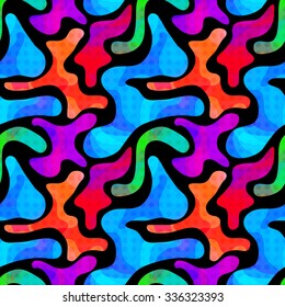 graffiti color seamless pattern grunge effect vector illustration