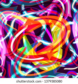 graffiti colored pattern quality illustration for your design
