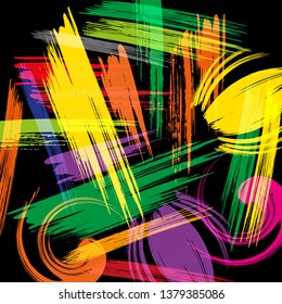 graffiti colored pattern quality illustration for your design