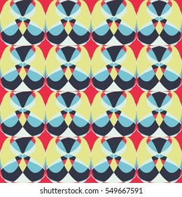 graffiti colored polygons seamless pattern