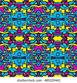 graffiti colored seamless texture vector illustration