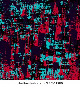 graffiti colored spots on a black background