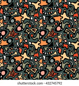 graffiti colorful abstract polygons beautiful seamless background