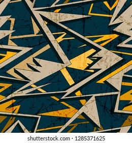 Graffiti colorful background seamless texture