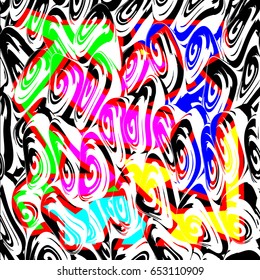 graffiti  colorful background  vector eps.10
