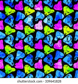 Graffiti delicate abstract seamless background vector illustration