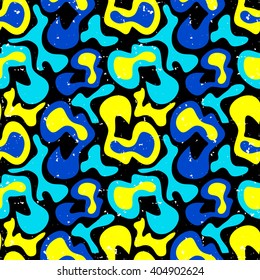 Graffiti delicate abstract seamless background vector illustration