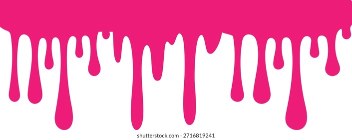 Graffiti con efecto de tinta goteante, Colección de Anuncios rojos de pintura goteante, ideal para Halloween, grunge o diseños temáticos de terror, salpicaduras goteantes y trazos de brocha de goteo con manchas y fugas, iconos de pincel de fluido sucio. 