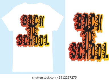 Graffiti fire t shirt design for back to school