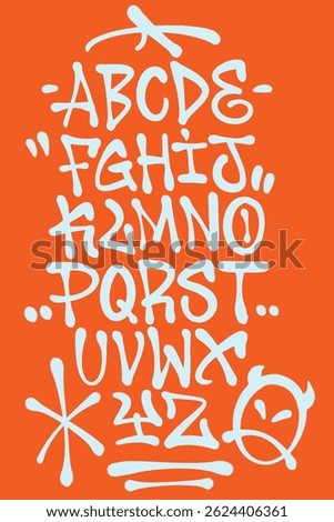 Graffiti font with bold spray paint texture, featuring rough, scattered edges and urban street style. Ideal for posters, murals, hip-hop graphics, edgy designs, and modern typography projects.