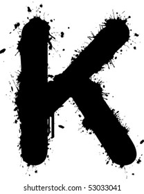 Graffiti Font K