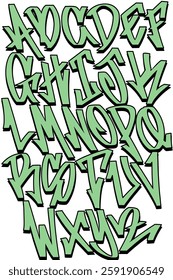 Graffiti Font Simple Style 1