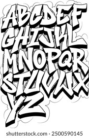 Graffiti Font Style art Street Font