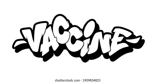 Graffiti font in graffiti style. Vector illustration.