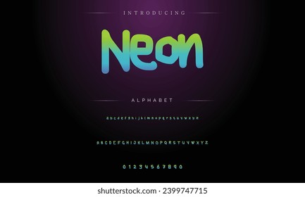 Graffiti font text effect, spray and street text style