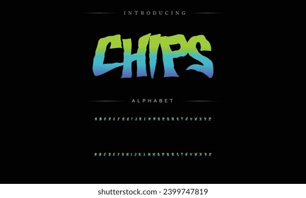 Graffiti font text effect, spray and street text style
