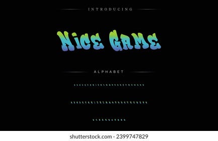 Graffiti font text effect, spray and street text style