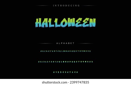 Graffiti font text effect, spray and street text style
