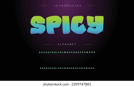 Graffiti font text effect, spray and street text style