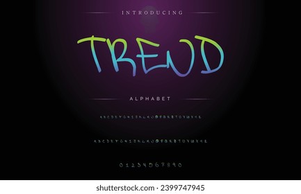 Graffiti-Texteffekt, Spray- und Straßentext-Stil