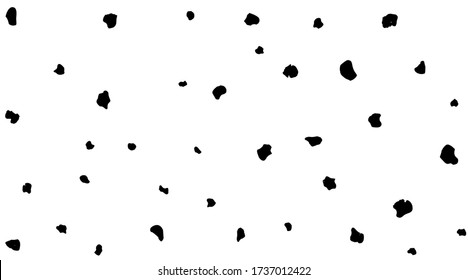 Graffiti Fur. Seamless Ink Background. Leopard Spatter. White Animal Splash. Animal Stain. Vector Blob. Black Water Dot. Dalmatian Mud Pattern. Dirty Skin. Giraffe Spray Dirt. Seamless Paint Texture