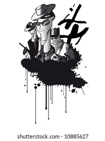 pandilla de graffiti