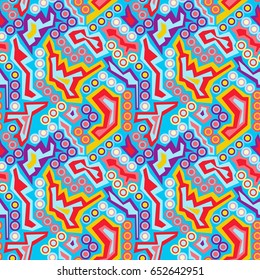Graffiti geometric abstract color pattern vector illustration