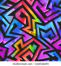 Graffiti geometric pattern (eps 10 vector file)