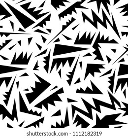 Graffiti geometric seamless pattern