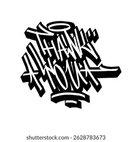 Graffiti gift tankyou street texture