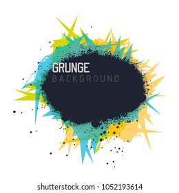 Graffiti grunge abstract color vector background modern grunge colorful banner illustration