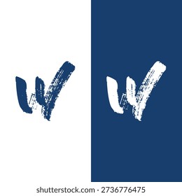 Graffiti letter W Logo icon Vector Images and Graphics Stock Vector.