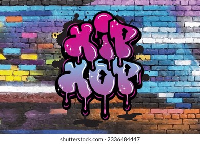 graffiti lettering typography art illustration