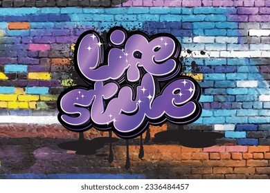 graffiti lettering typography art illustration