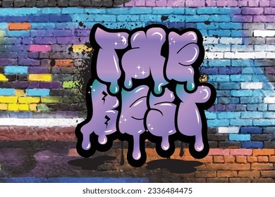 graffiti lettering typography art illustration
