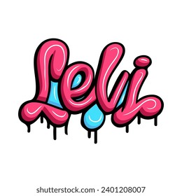 graffiti lettering typography art illustration