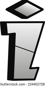 I Letras de graffiti font.Vector línea dibujada a mano ilustración de caricatura. Cartas de graffiti, abc, urbana, tipografías, estampado de moda para camisetas, afiches, logo artístico concepto