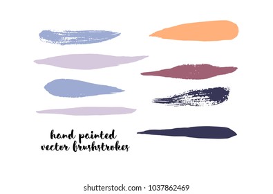 Graffiti Lines. Textured Doodle or Smear. Background Turquoise Swatch Collection. Hand Painted Blue Buttons, Cool Bright Highlights. Vector Brushstrokes or Banners. Vintage Logo Scribble Paint Element