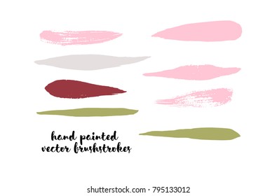 Graffiti Lines. Textured Doodle or Smear. Background Turquoise Swatch Collection. Hand Painted Blue Buttons, Cool Bright Highlights. Vector Brushstrokes or Banners. Vintage Logo Scribble Paint Element
