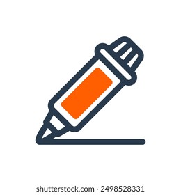 Graffiti Marker Drawing Line Vector Icon