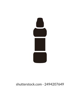 Graffiti marker icon. Flat silhouette version.	