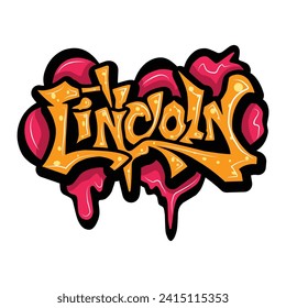 graffiti  names with hand drawn design