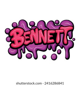 graffiti  names with hand drawn design