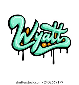 graffiti names lettering typography art illustration