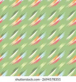 Graffiti on a geometric background seamless pattern