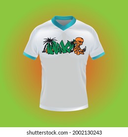 Graffiti piece Stylish T-shirt design vector 