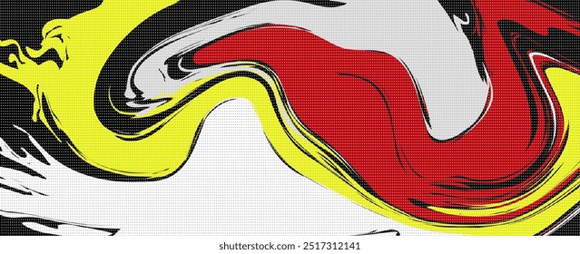 Graffiti pop art background on the wall abstract vector colorfull pattern wallpaper art Abstract Hand Drawing Spray Paint Camouflage Brush Strokes Clouds Dots Ink Paint Background